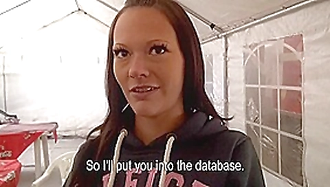 Czech slut Sandy Ambrosia payed for sex with horny stranger