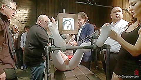 Pain slut surrenders to public ass pounding Pain slut surrenders to public ass pounding