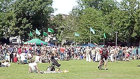 World naked Bike ride 2014 Brighton