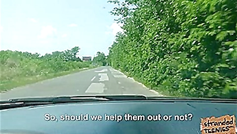 Hanna and her bf fucked inside the truck filmed by a pervy driver Hanna and her bf fucked inside the truck filmed by a pervy driver