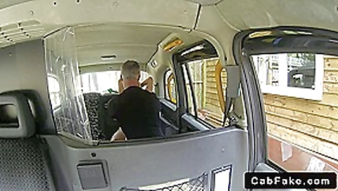 Massive tits blonde anal fucking in fake taxi