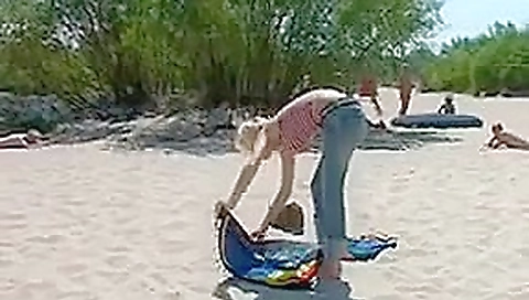 Sexy Nudists At The Beach