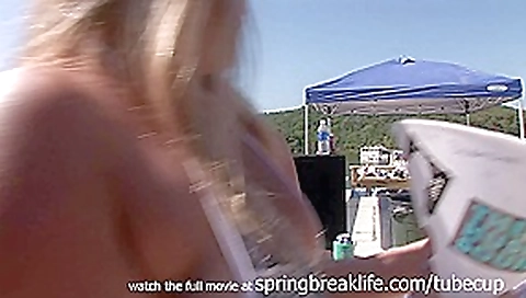 SpringBreakLife Video: Topless Binge Drinking