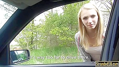 Amateur teen 18+ girl Beatrix Glower fucked for a free ride