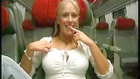 Public sex with a hot Swiss MILF