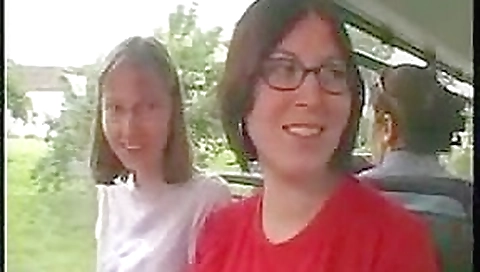 Busty brunette anal fuck on a public bus