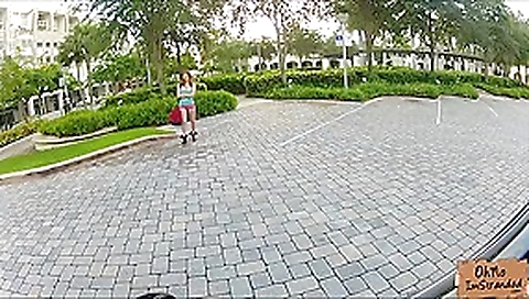 Rainia gets a fuck from a stranger after her boyfriend dumped her