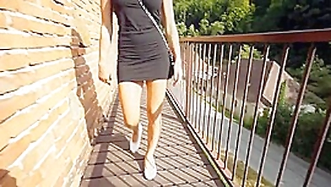 Lewd doggystyle pounding