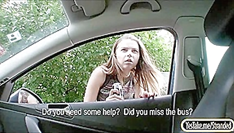 Busty teen 18+ Marina Visconti public fuck with nympho stranger