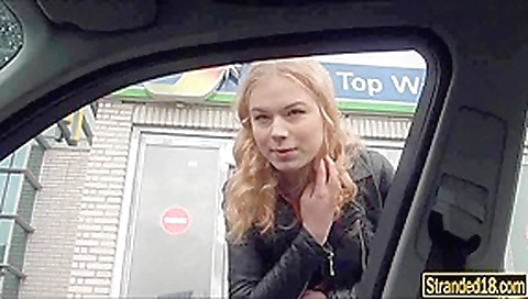 Pretty amateur blondie teen 18+ Nishe facialed by stranger dude Pretty amateur blondie teen 18+ Nishe facialed by stranger dude