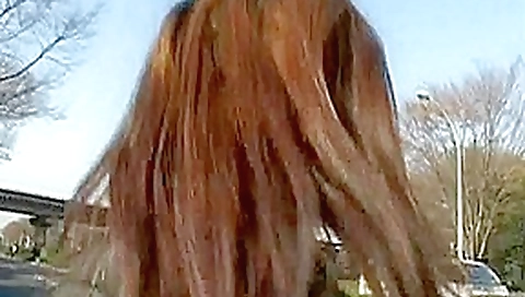 Naughty Asian flashing her bush and fine juggs in public Naughty Asian flashing her bush and fine juggs in public