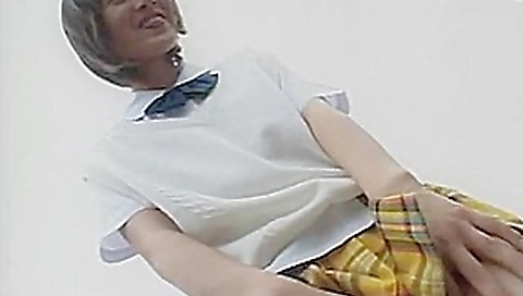 Sweet Japanese teen 18+ sucks and stokes boners
