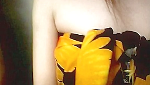 Japanese gals have cunts rubbed in outdoor