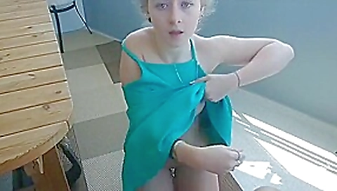 Gorgeous college girl has sex in balcony Gorgeous college girl has sex in balcony