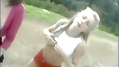 Friends Flashing Their Bodies