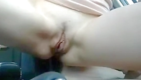 Horny Couple Fucks In His Car