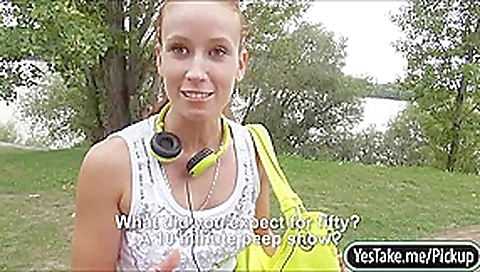 Minnie Manga flashes her perfect tits and had outdoor sex