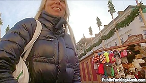 Blonde slut Adrienne gets reamed and creampied for money Blonde slut Adrienne gets reamed and creampied for money