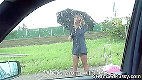 Horny chick Christen Courtney gets fucked hard by the stranger