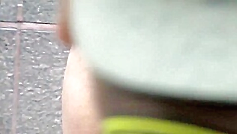 Ebony body paint nude in public