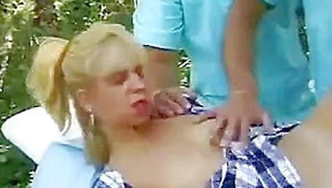 Mature Takes In The Ass Outdoor