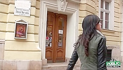 Gorgeous Daniella gets fucked by a hunk dude for a fat stack of cash