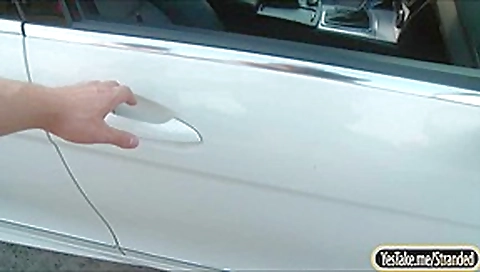 Huge tits Eurobabe Kira Queen sucks and screwed up in public