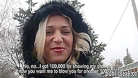 Eurobabe fucked in an abandoned building for a chunk of cash