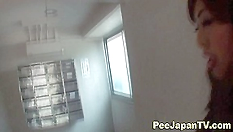 Hairy pussy asian pisses