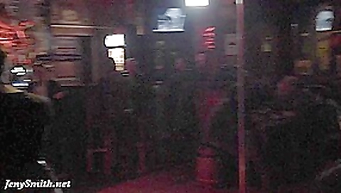 Jeny Smith public naked on stage