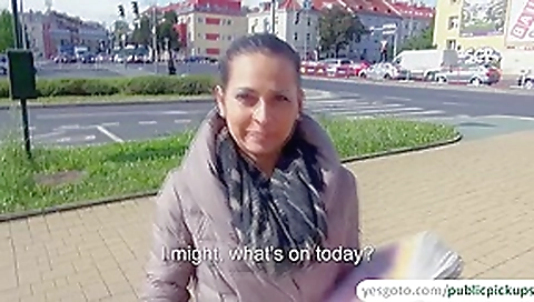 Natural tits amateur gets picked up and persuaded to have sex with stranger Natural tits amateur gets picked up and persuaded to have sex with stranger