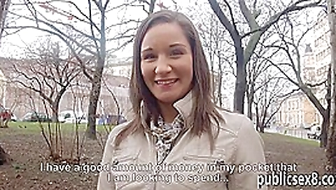 Barmaid flashes her big tits and fucked for a chunk of cash