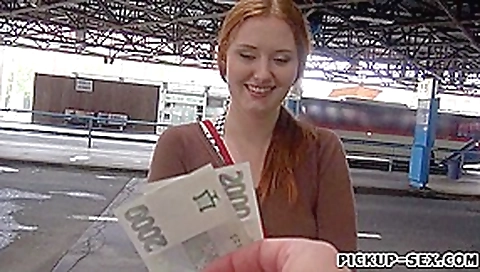 Busty Eurobabe Helen fucked and squirts for some money