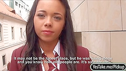 Tricia teen 18+ picked up and gets fucked for cash