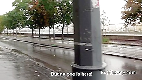 Hungarian babe from the street fucked pov in flat