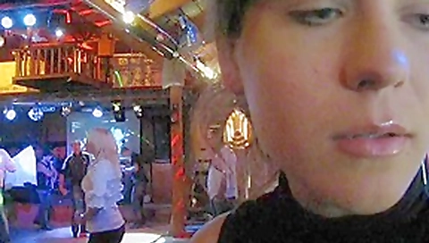 Dasha in amateur hot bimbo gives head on the beach