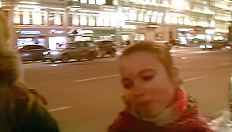 Meadow in hot chick has sex in restroom with a horny guy