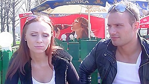 Margot in slut gets her twat slammed in an outdoor sex vid