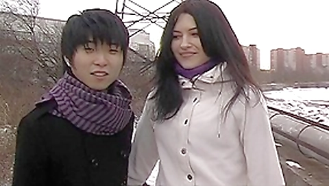 Nika in amateur video with a hot chick and handsome fucker