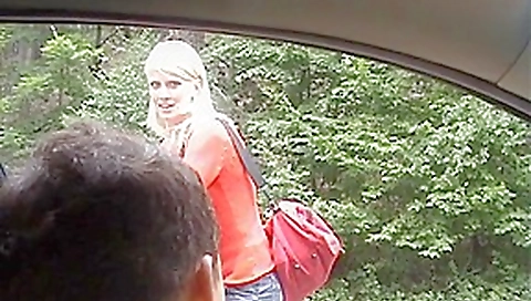 Katerina Sz. in hot blonde girl gives head before hardcore sex