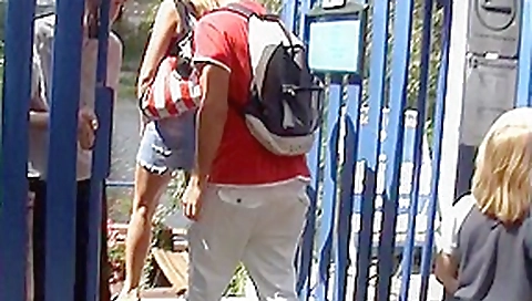 Kathy Sweet in pick up sex video with a couple on a boat