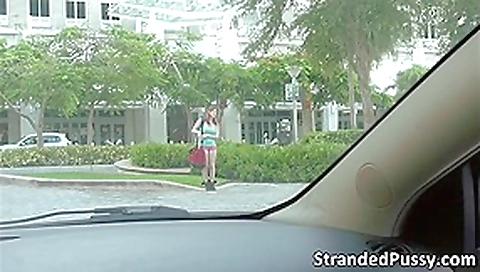 Cute whore Rainia goes cowgirl in wild outdoor sex