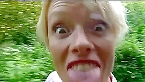 Outdoor lake creampie gang bang