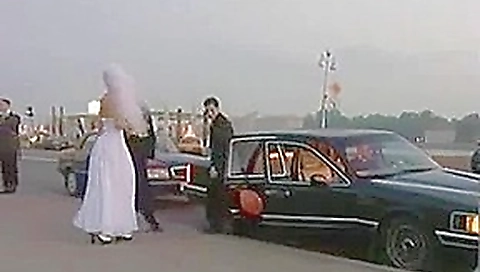 New Bride Celebrating