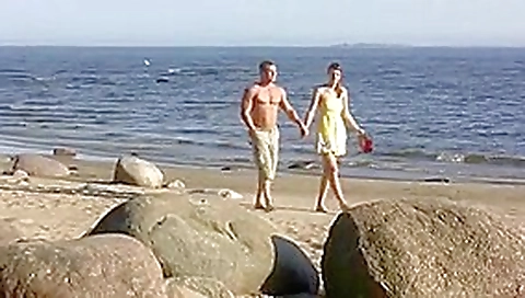 Nude Beach - Hot Couple Fuck