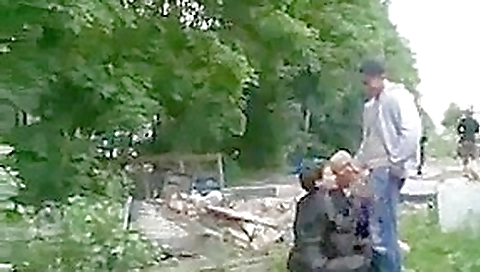 Geerman Amateur Couples in Public