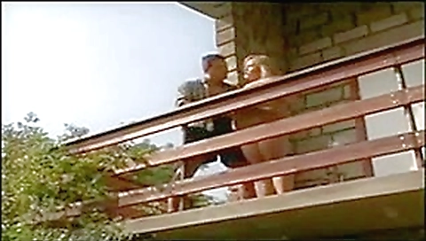 Grandma is fucked by a Guy in the Garden